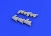 Eduard 648230 Hurricane Mk. I exhaust stacks 1/48 (AIRFIX)